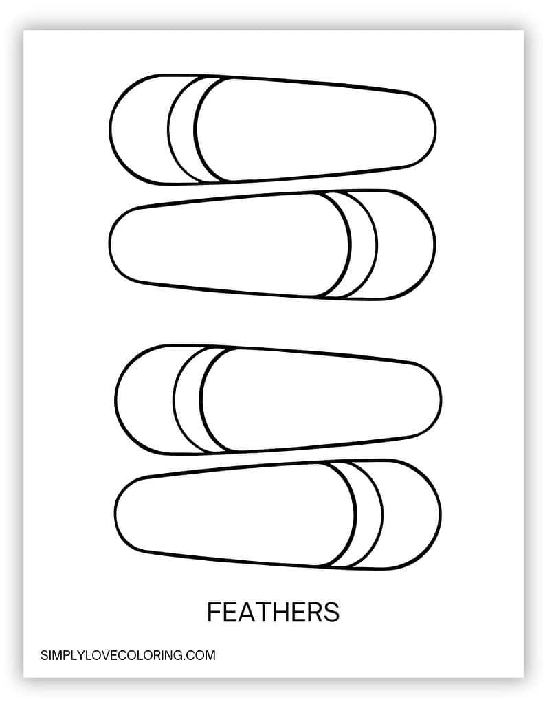 turkey templates (free pdf printables) - simply love coloring